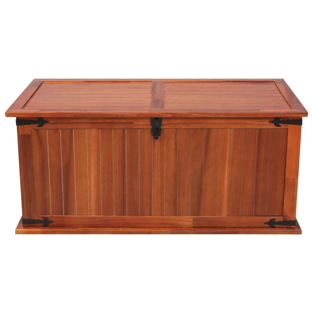 Opbergkist 79x34x32 cm massief acaciahout MeubelReus