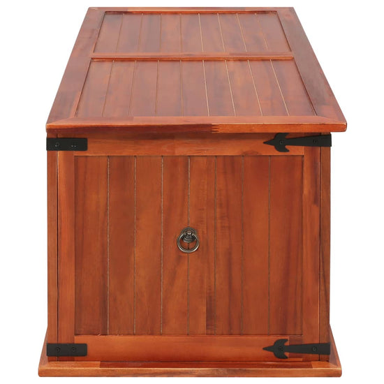 Opbergkist 79x34x32 cm massief acaciahout MeubelReus