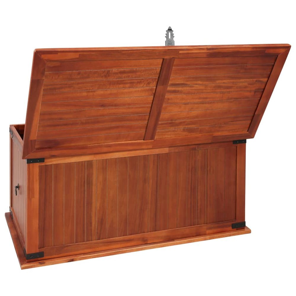 Opbergkist 79x34x32 cm massief acaciahout MeubelReus