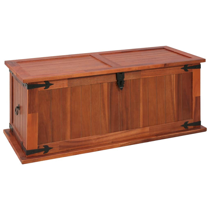 Opbergkist 90x45x40 cm massief acaciahout MeubelReus