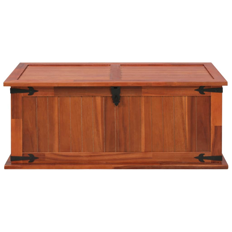 Opbergkist 90x45x40 cm massief acaciahout MeubelReus
