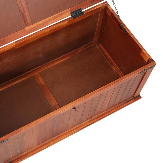 Opbergkist 90x45x40 cm massief acaciahout MeubelReus
