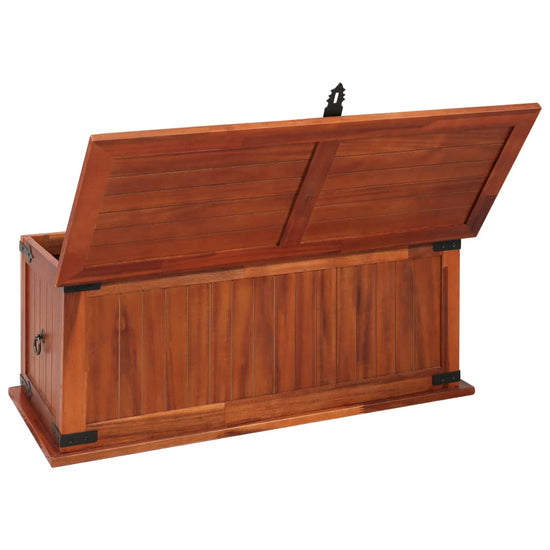 Opbergkist 90x45x40 cm massief acaciahout MeubelReus