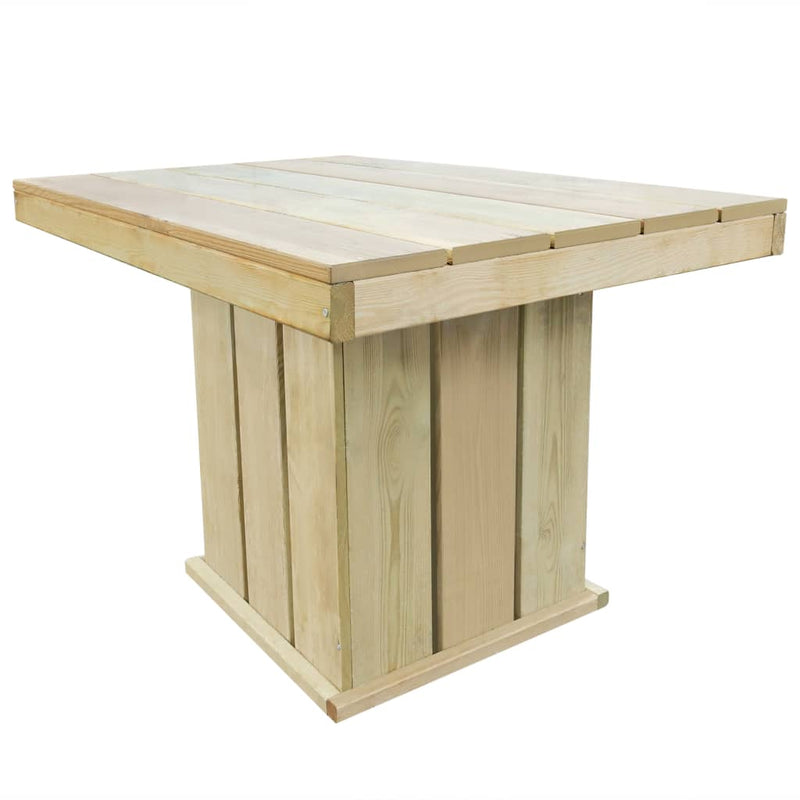 Tuintafel 110x75x74 cm geïmpregneerd grenenhout MeubelReus