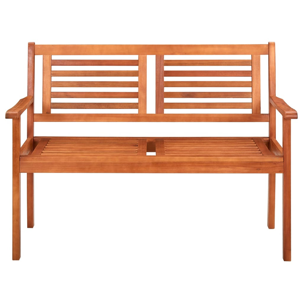 Tweezits tuinbank 120 cm massief eucalyptushout MeubelReus