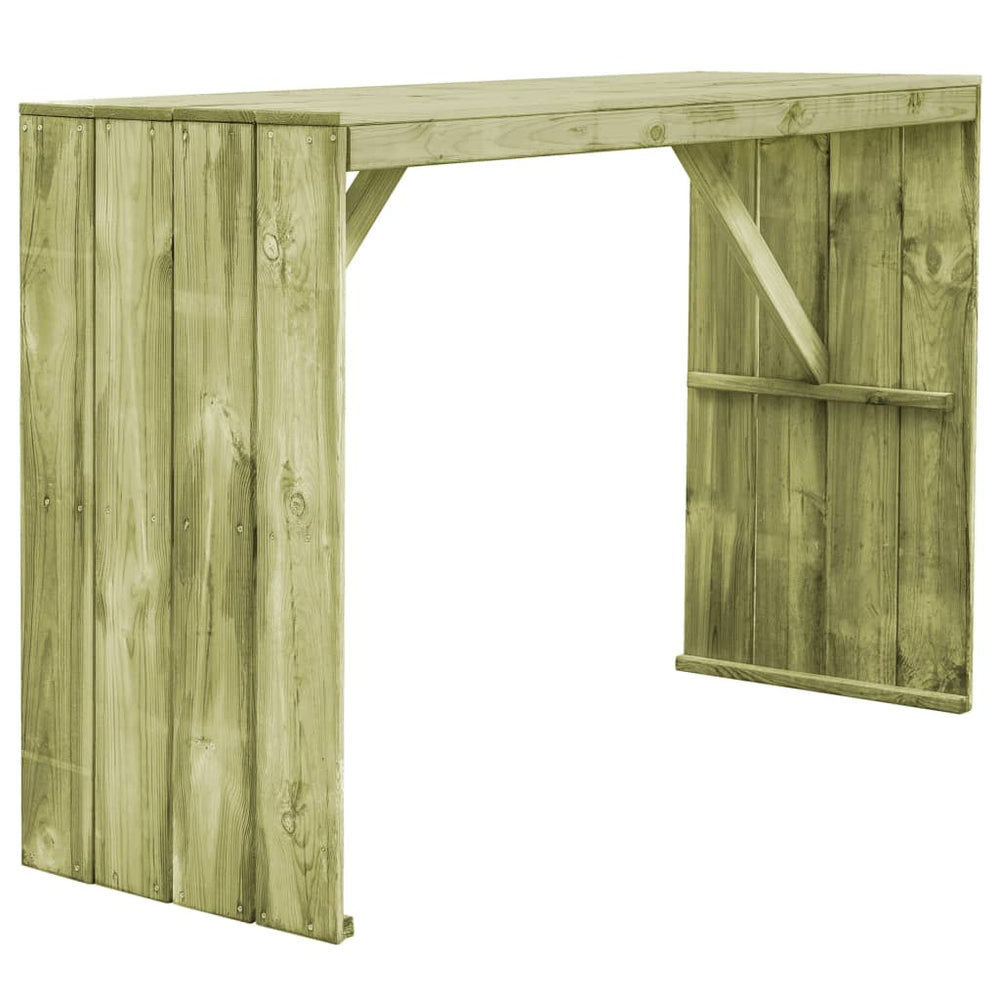 Bartafel 170x60x110 cm geïmpregneerd grenenhout MeubelReus