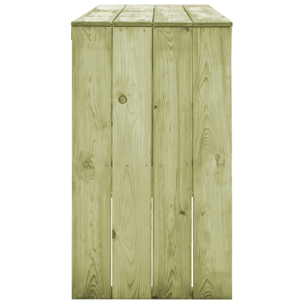 Bartafel 170x60x110 cm geïmpregneerd grenenhout MeubelReus
