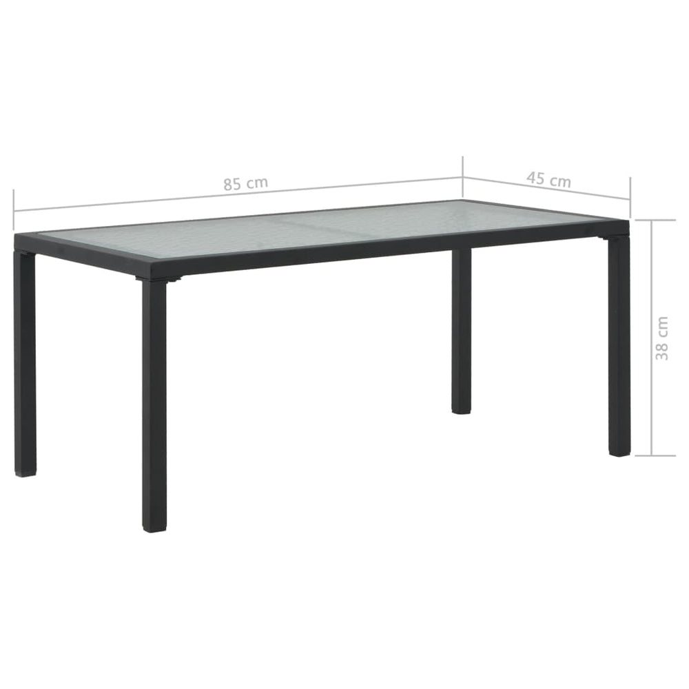 Loungeset met kussens 3-delig poly rattan grijs MeubelReus