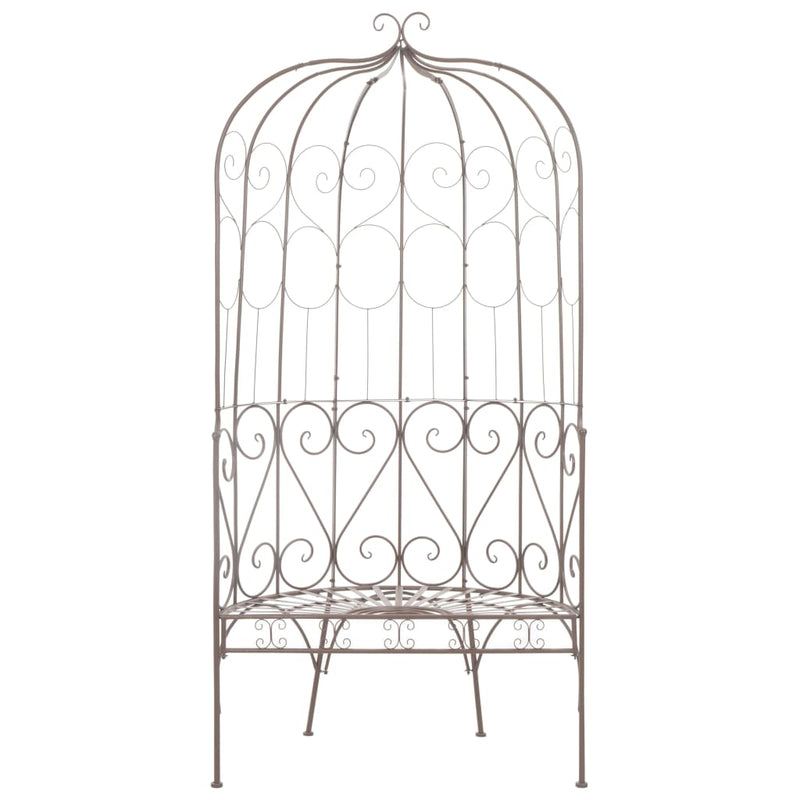 Tuinbank 95 cm ijzer antiekbruin MeubelReus