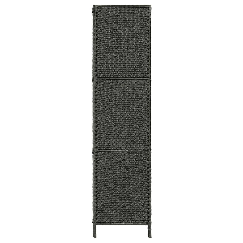 Kamerscherm met 3 panelen 116x160 cm waterhyacint zwart MeubelReus