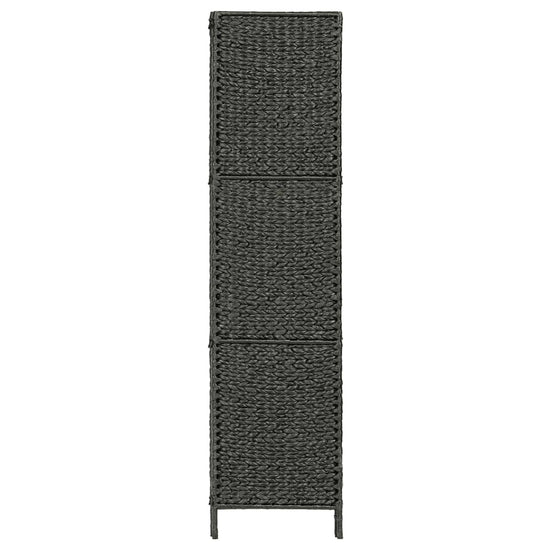 Kamerscherm met 3 panelen 116x160 cm waterhyacint zwart MeubelReus