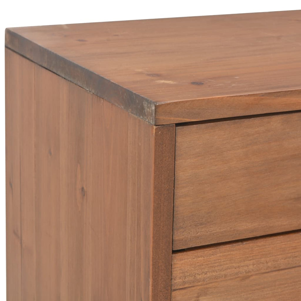 Tv-meubel met 4 lades 120x30x40 cm massief vurenhout MeubelReus