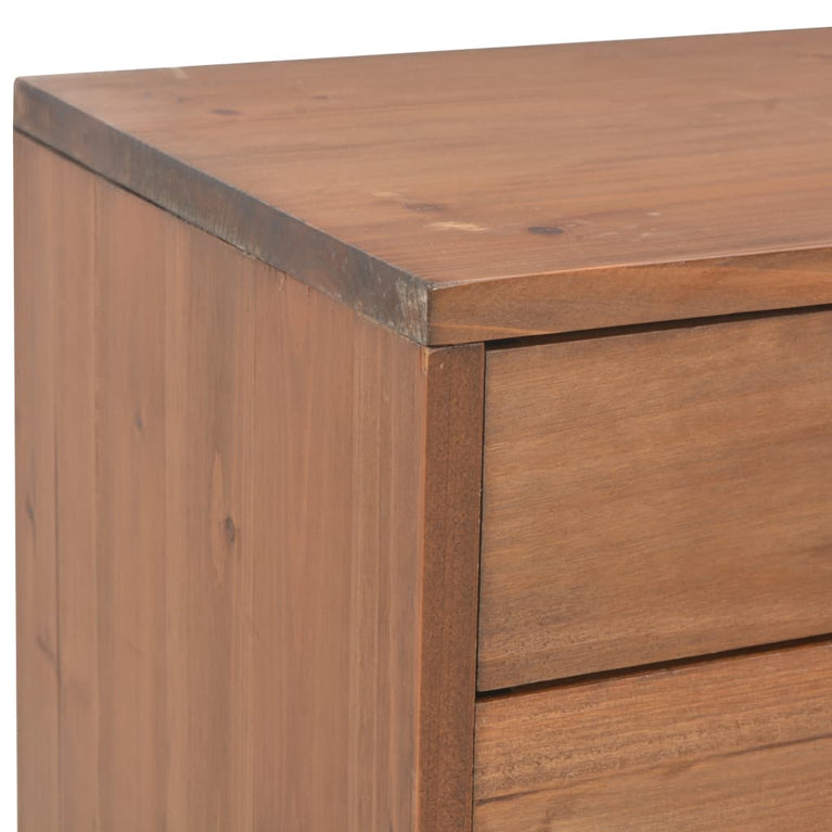 Tv-meubel met 4 lades 120x30x40 cm massief vurenhout MeubelReus