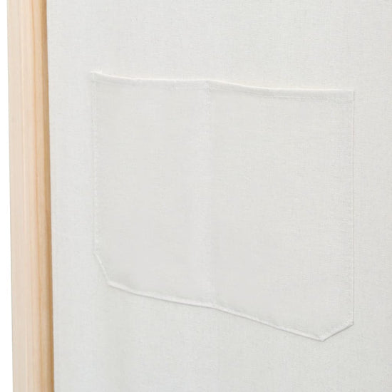 Kamerscherm met 6 panelen 240x170x4 cm stof crème MeubelReus