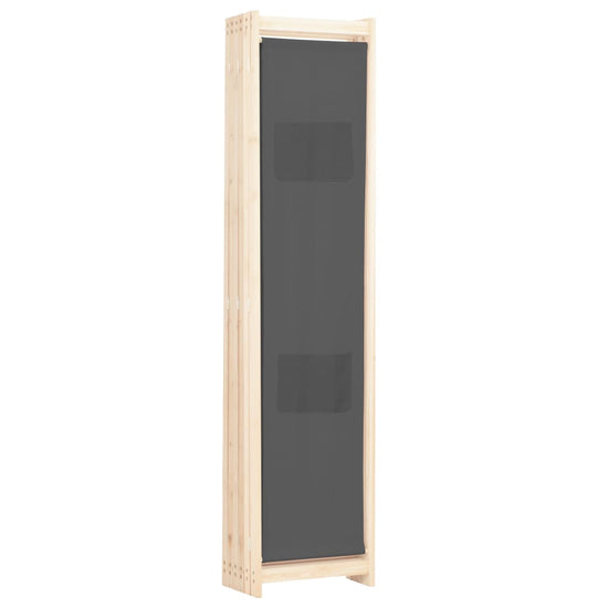 Kamerscherm met 6 panelen 240x170x4 cm stof grijs MeubelReus