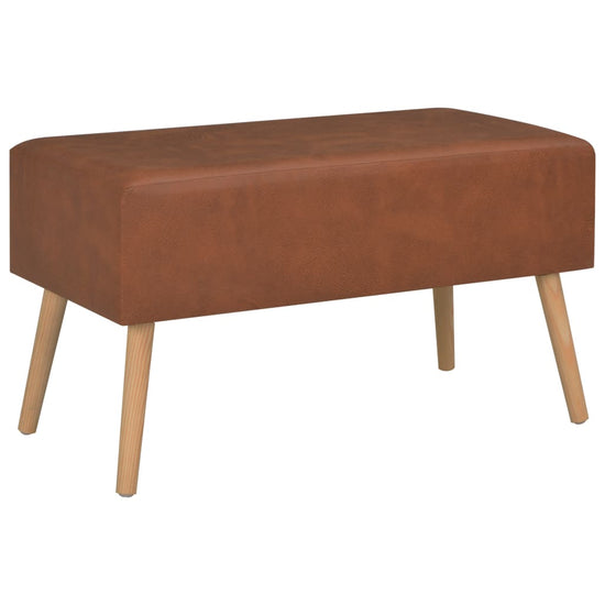 Salontafel 80x40x46 cm kunstleer bruin MeubelReus