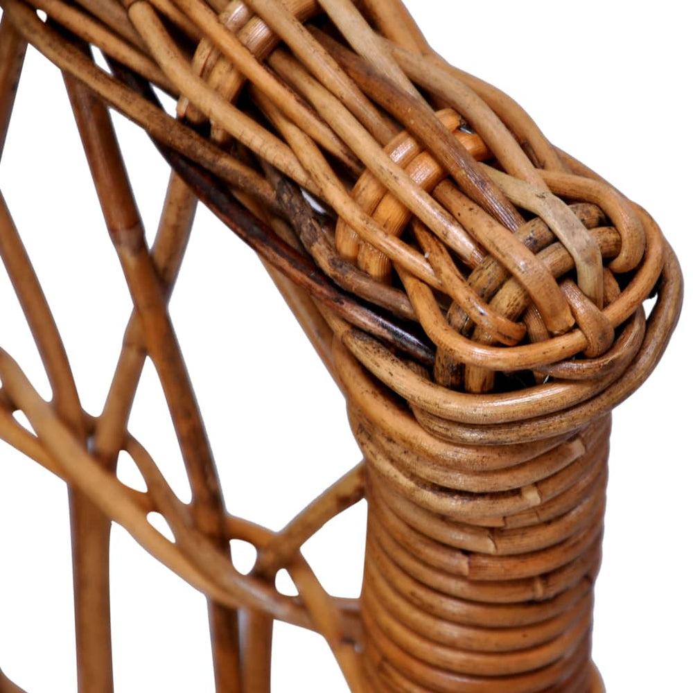 Tuinstoelen 6 st natuurlijk rattan bruin MeubelReus