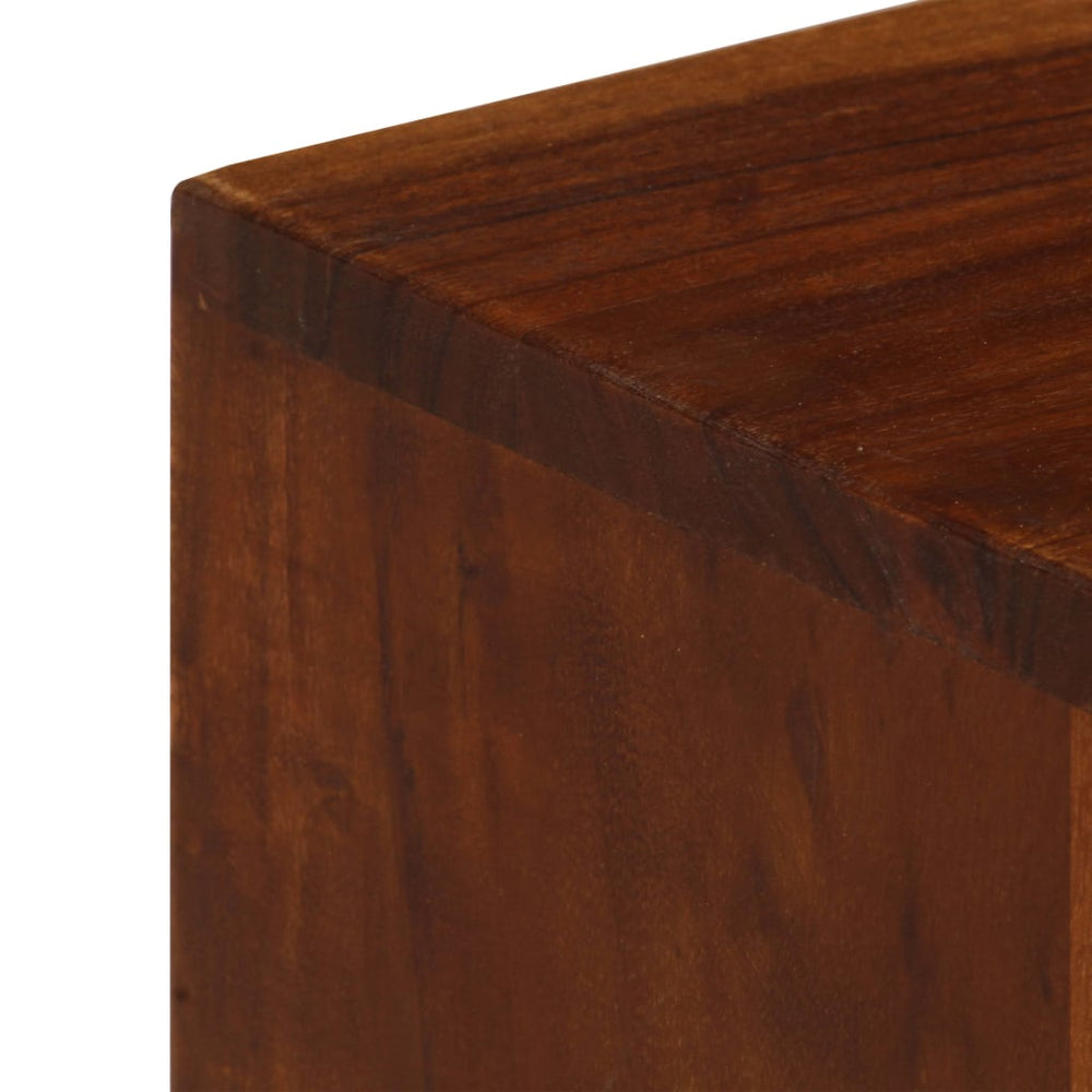 Tv-meubel met 3 lades 110x35x50 cm massief acaciahout MeubelReus