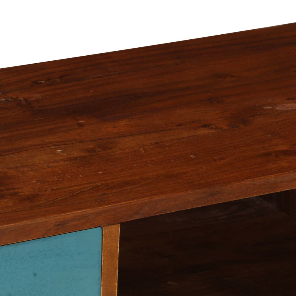 Tv-meubel met 3 lades 110x35x50 cm massief acaciahout MeubelReus