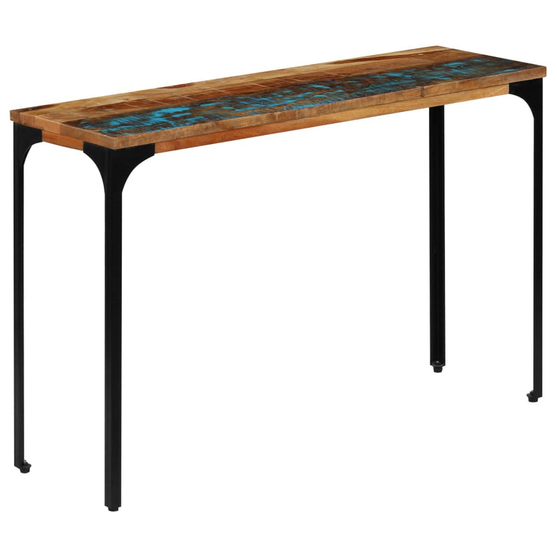 Wandtafel 120x35x76 cm massief gerecycled hout MeubelReus