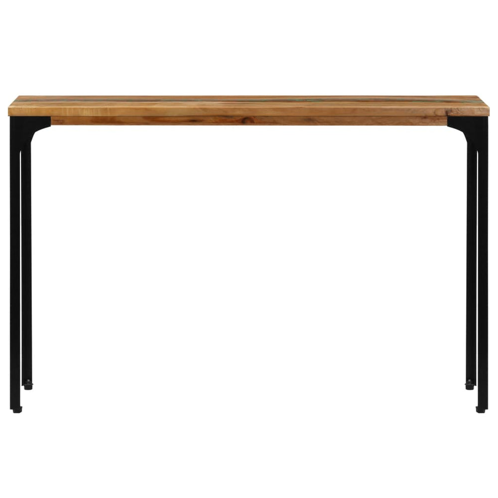 Wandtafel 120x35x76 cm massief gerecycled hout MeubelReus