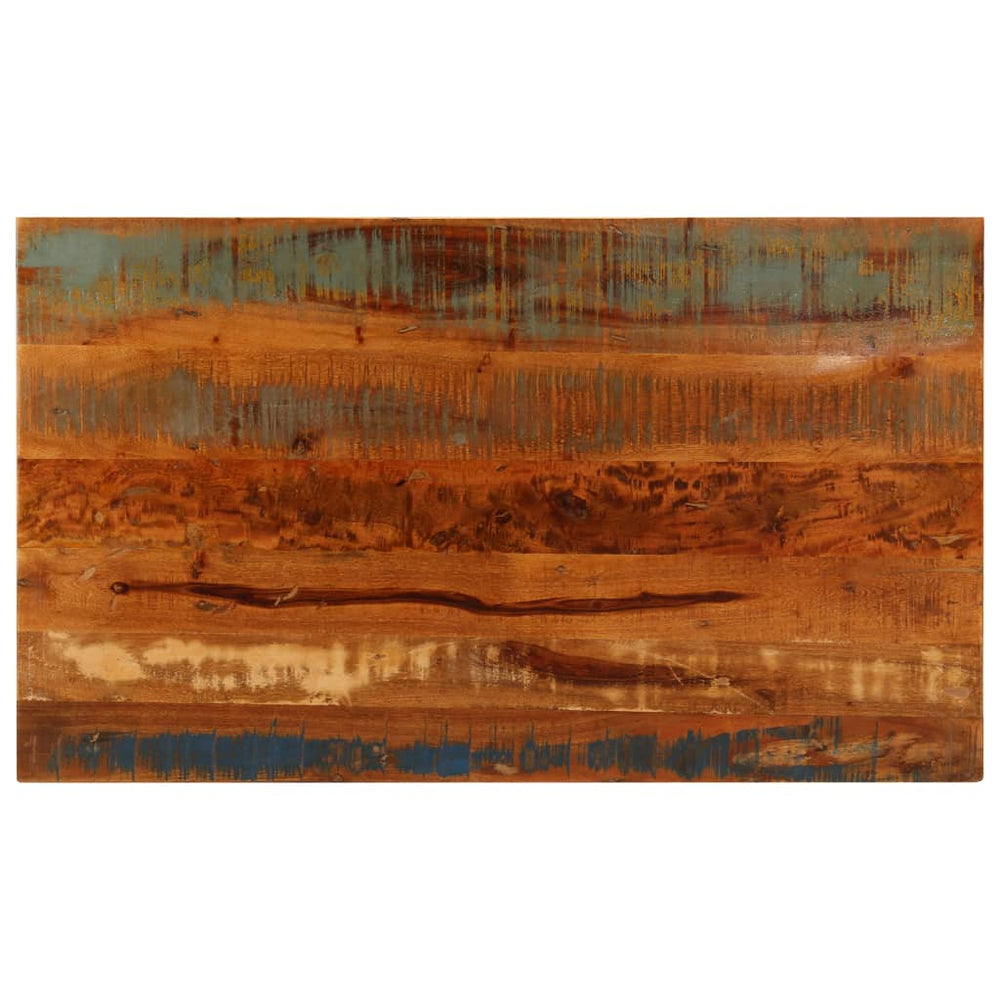 Salontafel met schap 100x60x35 cm massief gerecycled hout MeubelReus