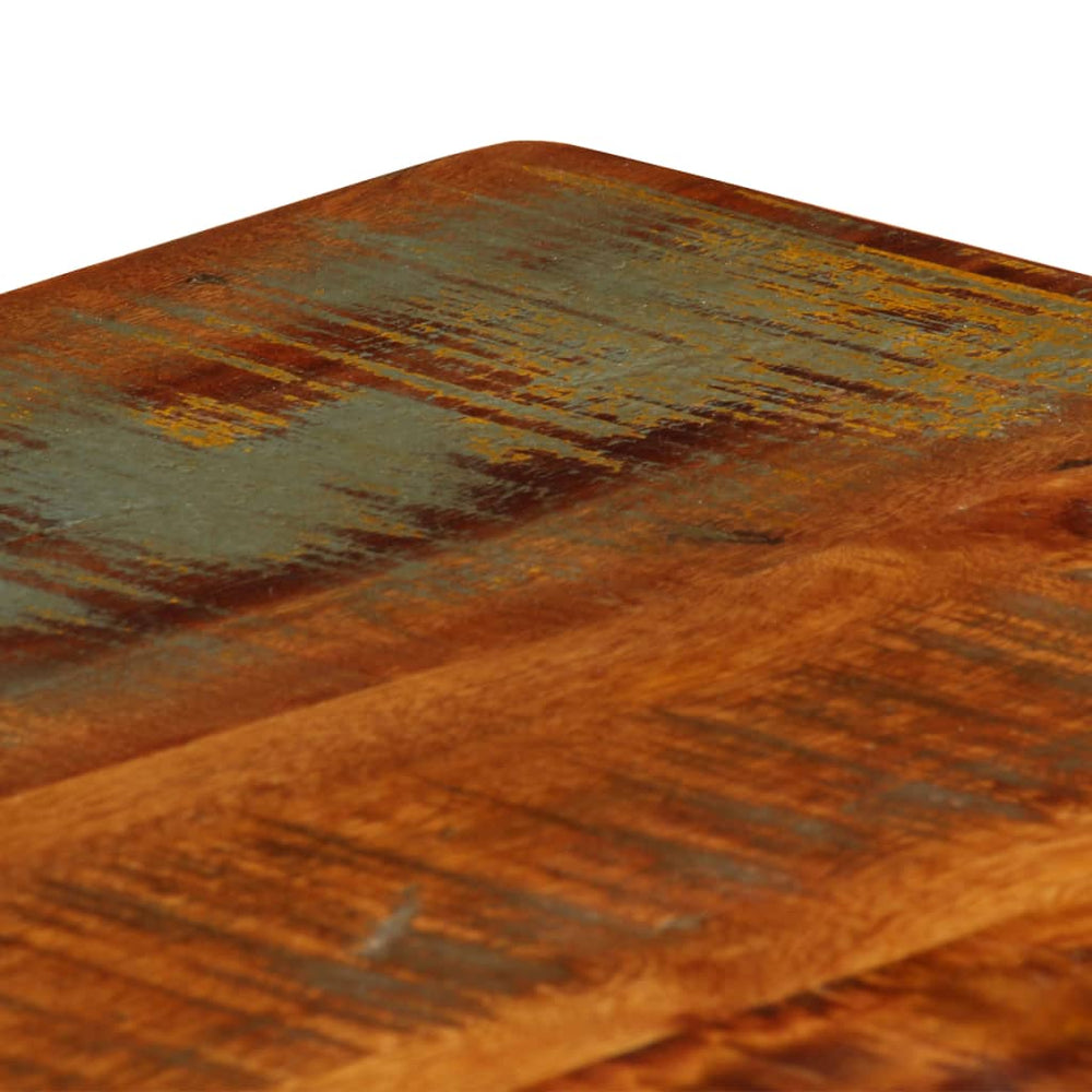 Salontafel met schap 100x60x35 cm massief gerecycled hout MeubelReus