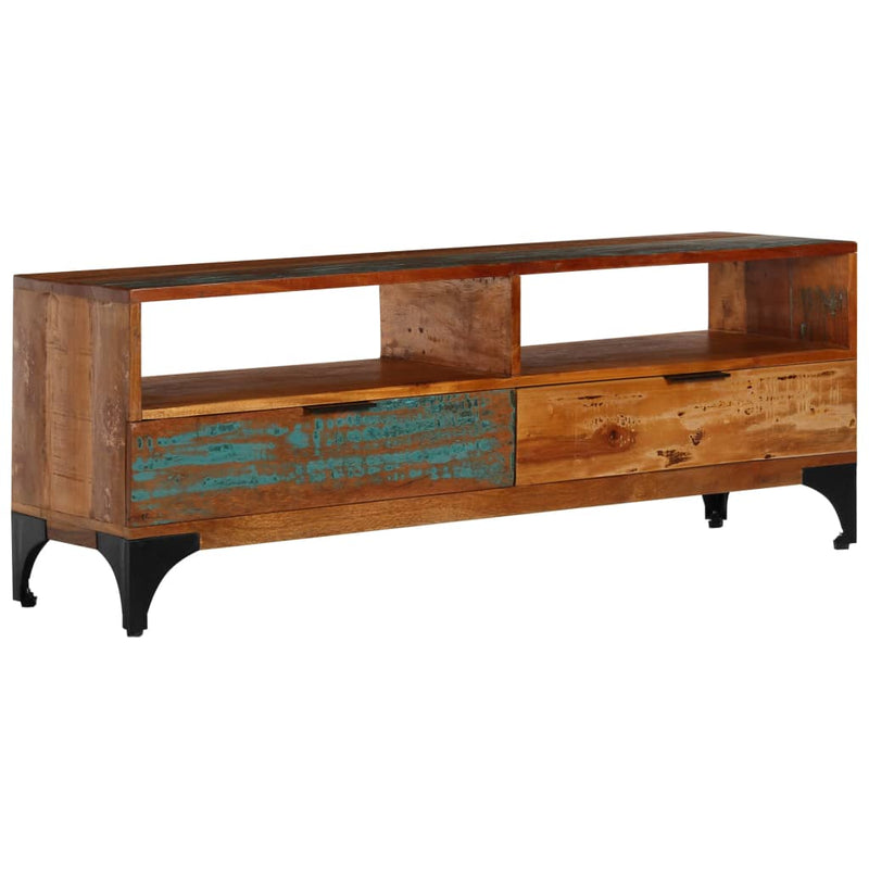 Tv-meubel 118x35x45 cm massief gerecycled hout MeubelReus