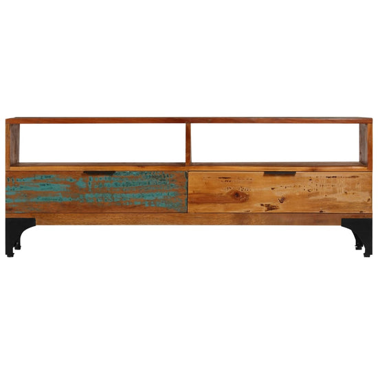 Tv-meubel 118x35x45 cm massief gerecycled hout MeubelReus