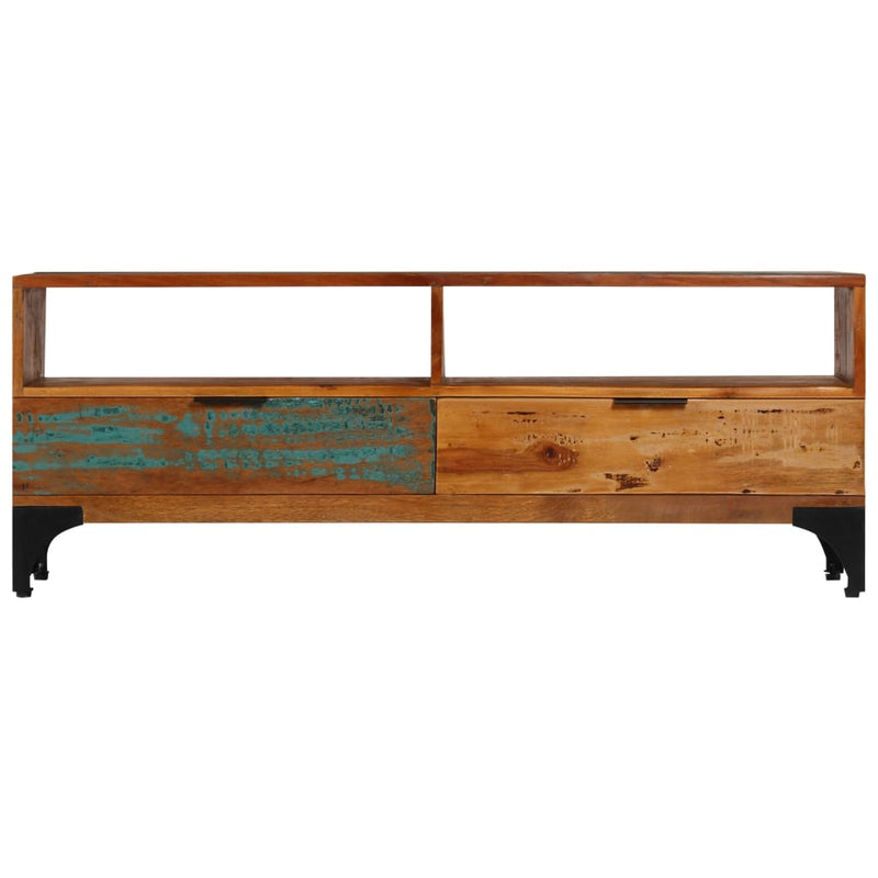 Tv-meubel 118x35x45 cm massief gerecycled hout MeubelReus