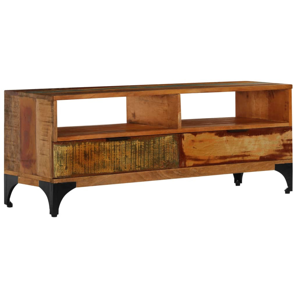 Tv-meubel 118x35x45 cm massief gerecycled hout MeubelReus