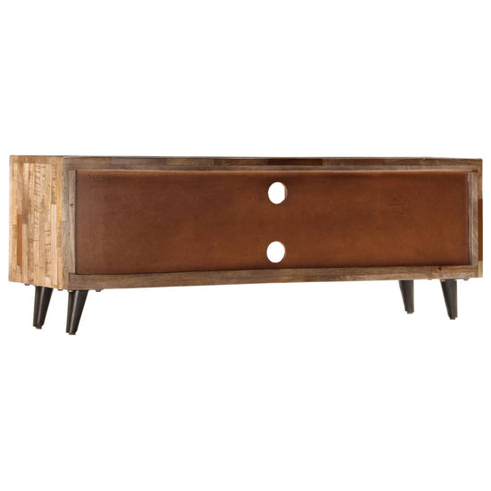 Tv-meubel 118x30x40 cm massief mangohout MeubelReus