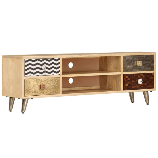 Tv-meubel 120x30x40 cm massief mangohout MeubelReus