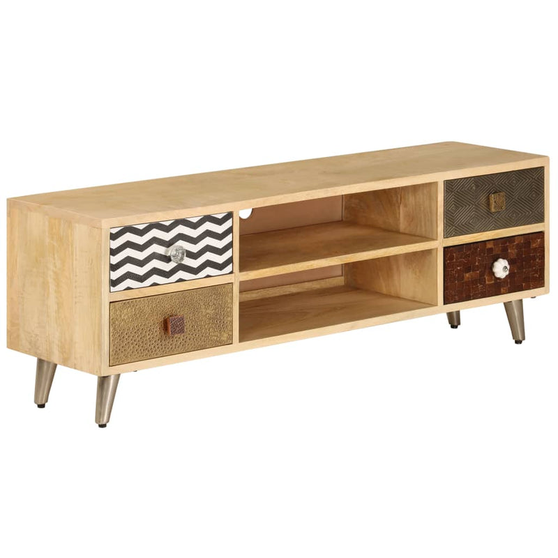 Tv-meubel 120x30x40 cm massief mangohout MeubelReus