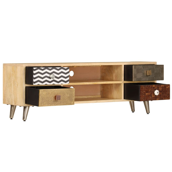 Tv-meubel 120x30x40 cm massief mangohout MeubelReus