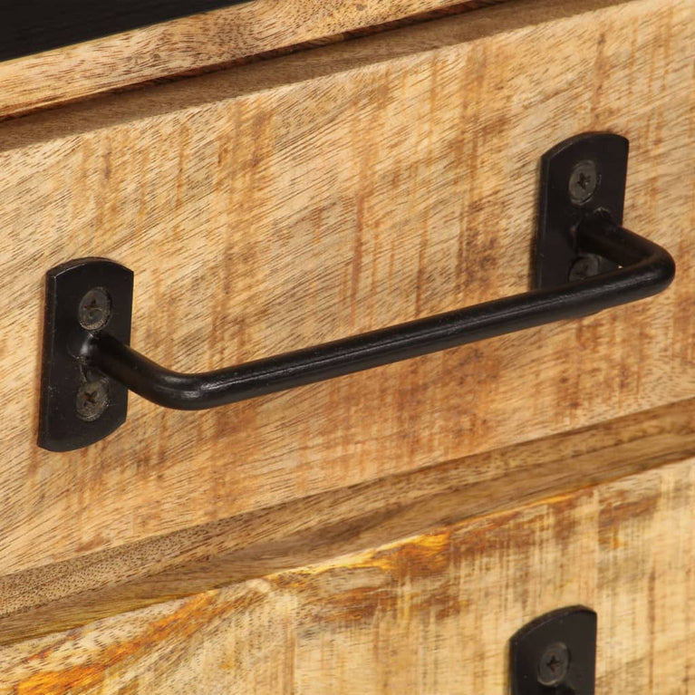 Tv-meubel met lades 120x30x40 cm massief mangohout MeubelReus