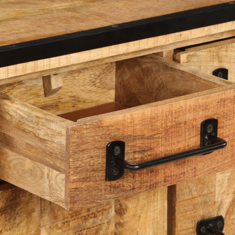 Tv-meubel met lades 120x30x40 cm massief mangohout MeubelReus