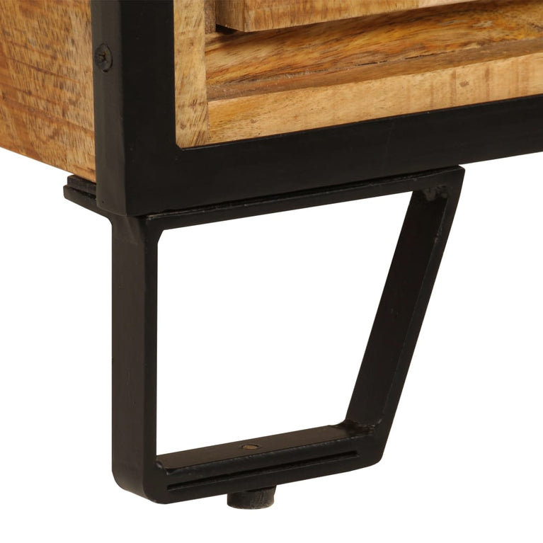 Tv-meubel met lades 120x30x40 cm massief mangohout MeubelReus
