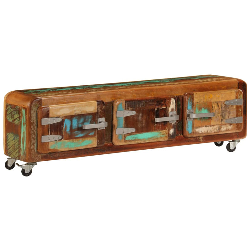 Tv-meubel 120x30x37 cm massief gerecycled hout MeubelReus
