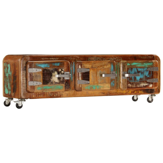 Tv-meubel 120x30x37 cm massief gerecycled hout MeubelReus