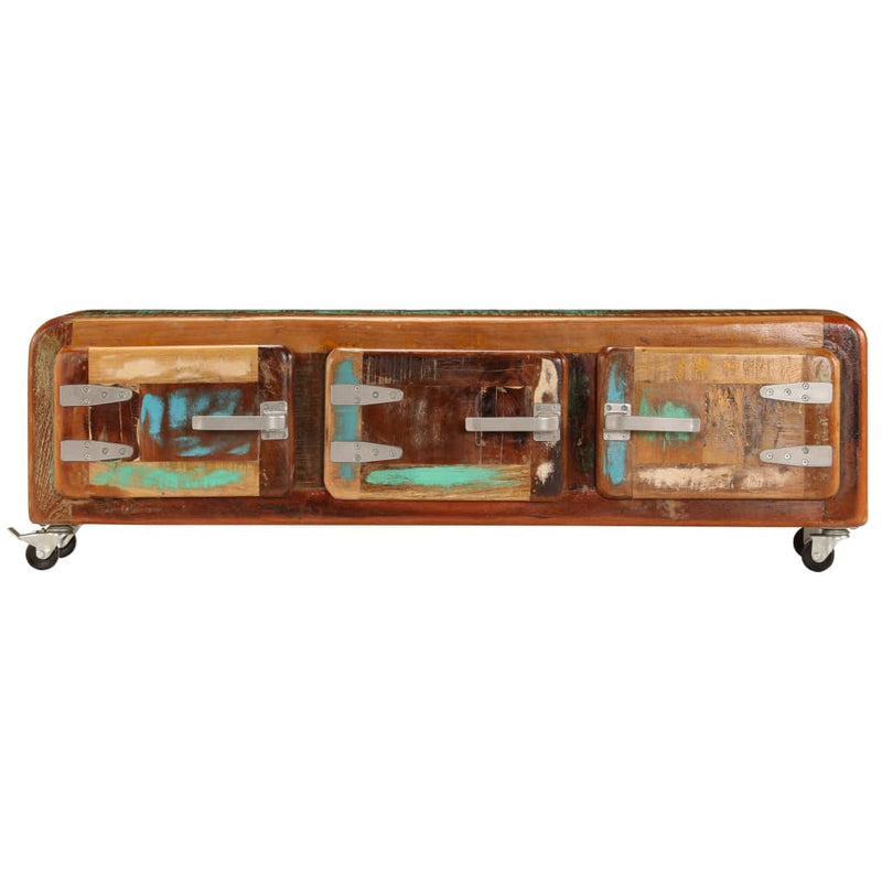 Tv-meubel 120x30x37 cm massief gerecycled hout MeubelReus