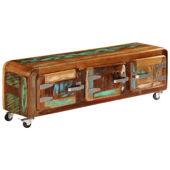 Tv-meubel 120x30x37 cm massief gerecycled hout MeubelReus