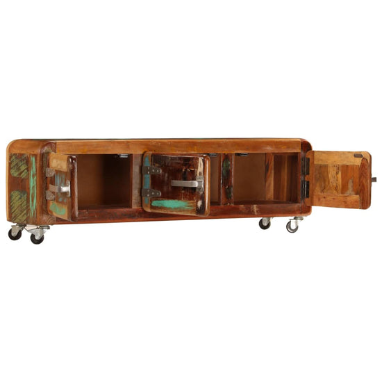 Tv-meubel 120x30x37 cm massief gerecycled hout MeubelReus