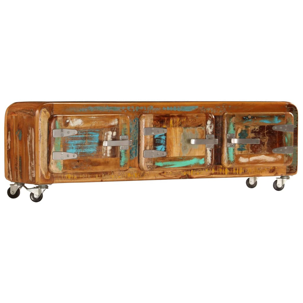 Tv-meubel 120x30x37 cm massief gerecycled hout MeubelReus