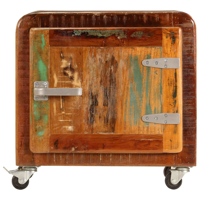 Nachtkastje 50x30x50 cm massief gerecycled hout MeubelReus