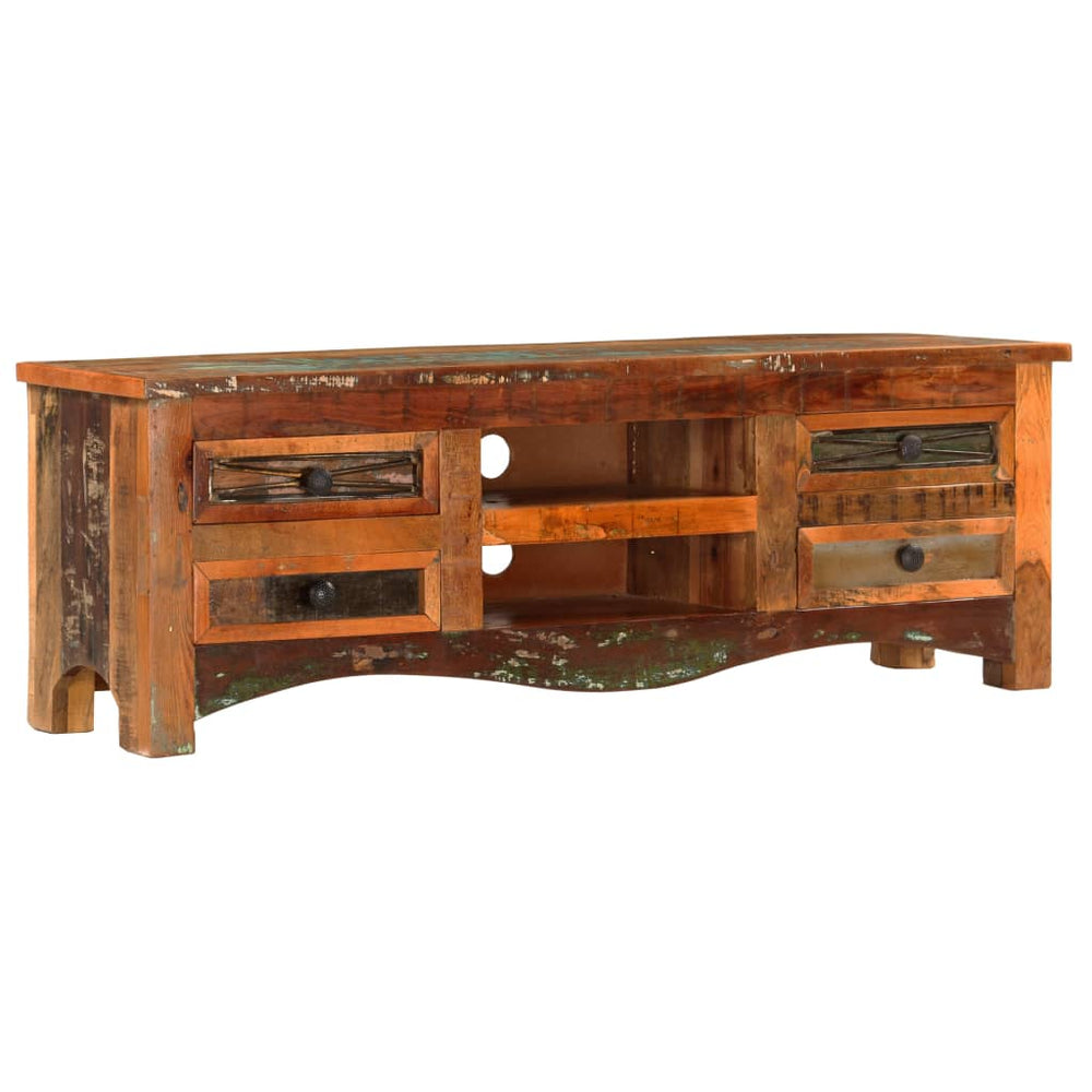 Tv-meubel 120x30x40 cm massief gerecycled hout MeubelReus