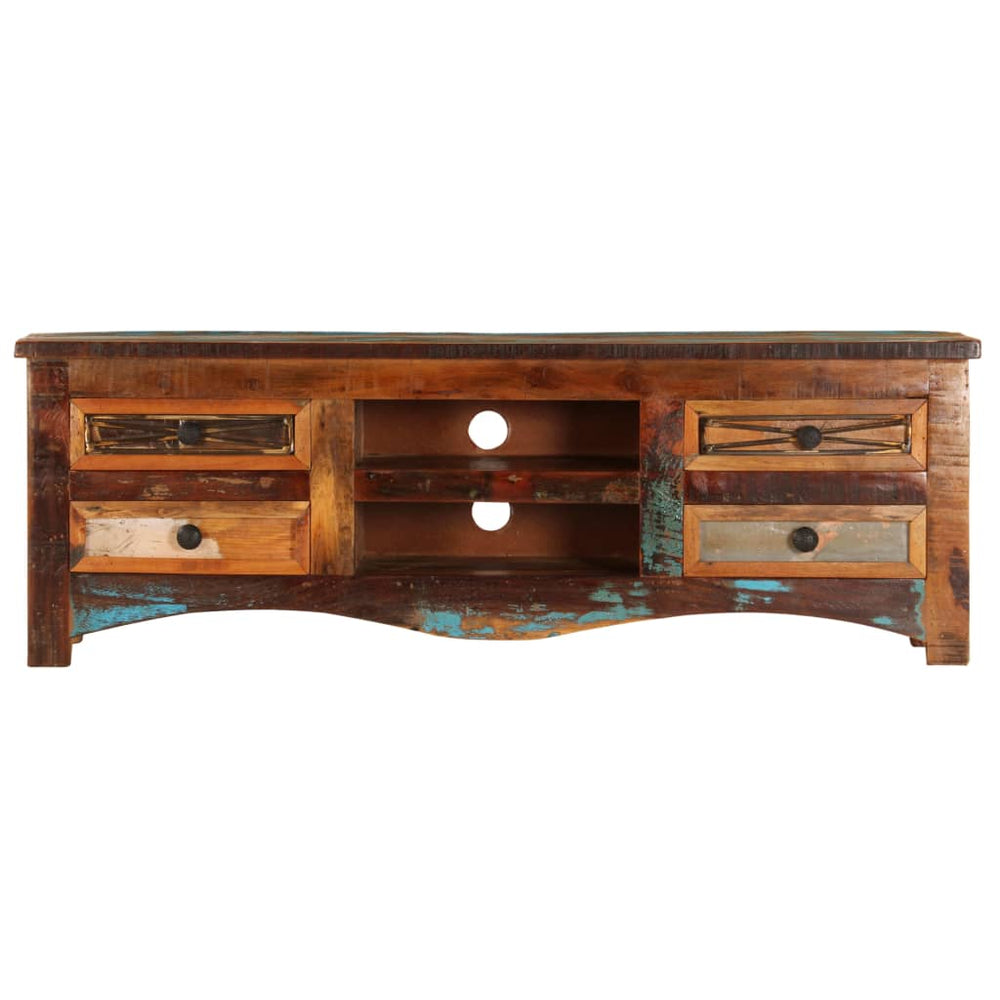Tv-meubel 120x30x40 cm massief gerecycled hout MeubelReus