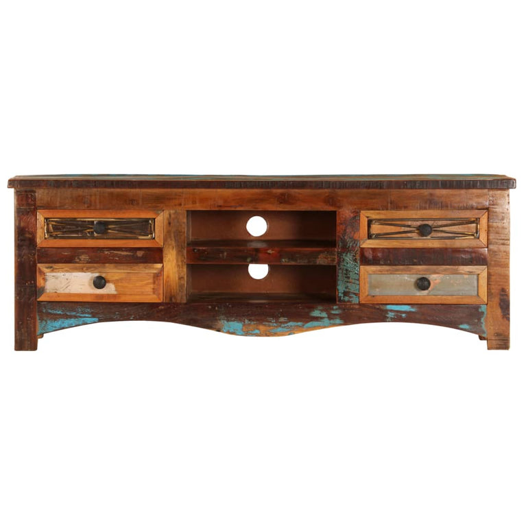 Tv-meubel 120x30x40 cm massief gerecycled hout MeubelReus