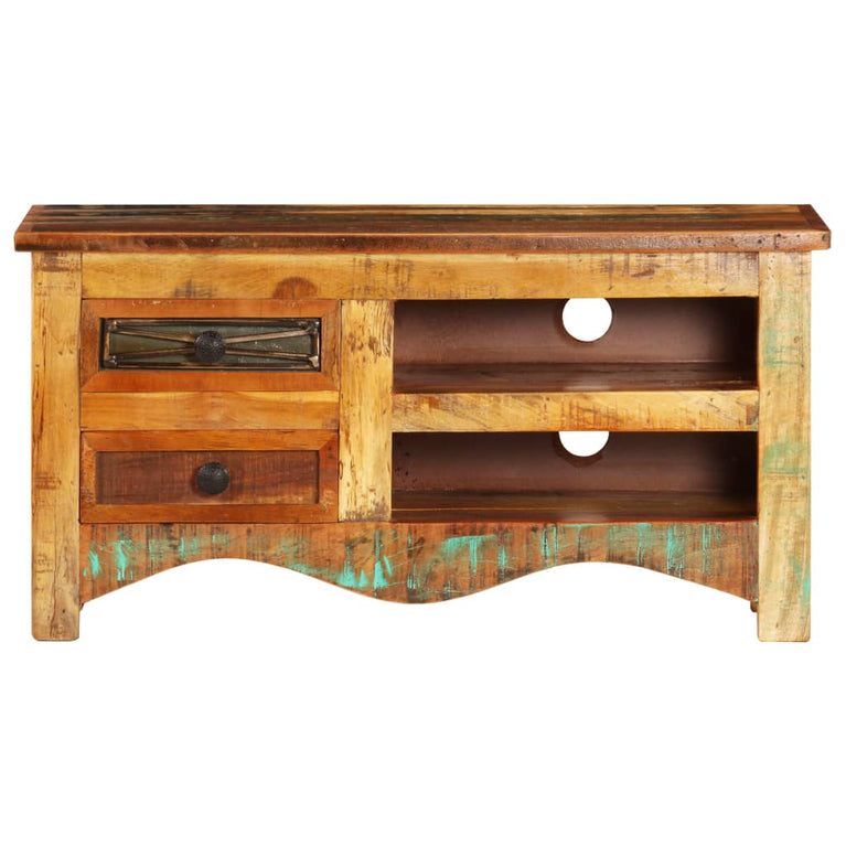 Tv-meubel 80x30x40 cm massief gerecycled hout MeubelReus