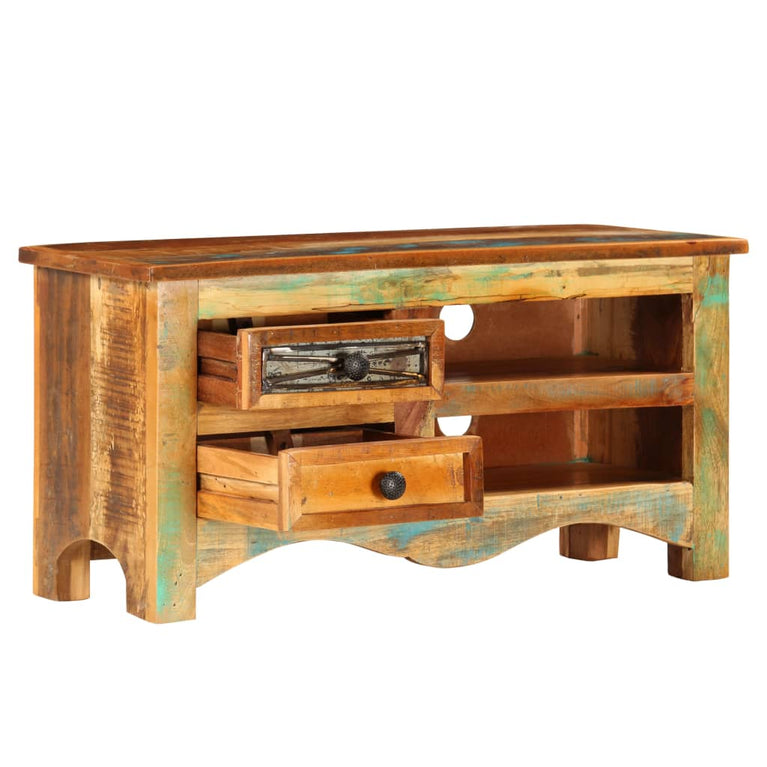 Tv-meubel 80x30x40 cm massief gerecycled hout MeubelReus